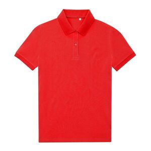 B&C Womens/Ladies My Eco Polo Shirt / Red